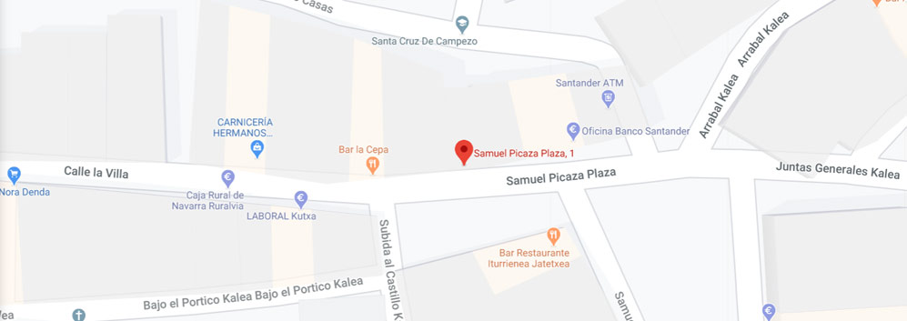 mapa registro civil de Campezo