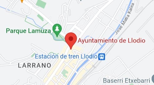 ubicación Registro Civil Juzgado de Paz de Llodio o Laudio